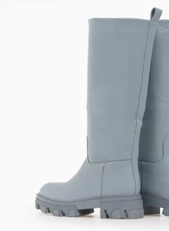 The Fashion Project Μπότες Chunky με φερμουάρ - Γαλάζιο -The Fashion Project Κατάστημα casual chunky mpotes 97213 mfk