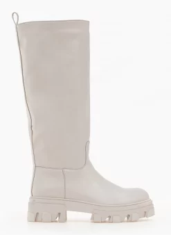 The Fashion Project Μπότες Chunky με φερμουάρ - Πάγου