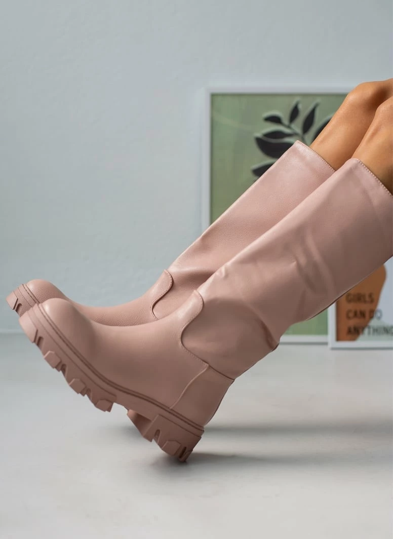 Μπότες chunky με φερμουάρ - Σάπιο μήλο The Fashion Project Μπότες Chunky με φερμουάρ - Σάπιο μήλο -The Fashion Project Κατάστημα casual chunky mpotes 97217 0z2p