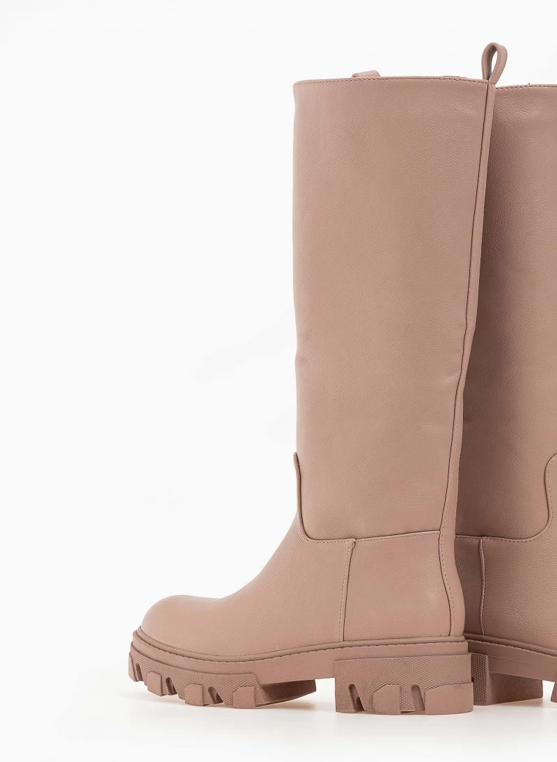 Μπότες chunky με φερμουάρ - Σάπιο μήλο The Fashion Project Μπότες Chunky με φερμουάρ - Σάπιο μήλο -The Fashion Project Κατάστημα casual chunky mpotes 97217 26td