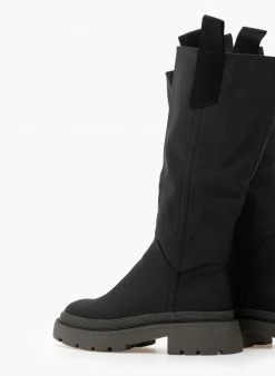 The Fashion Project Μπότες Chunky με υφασμάτινα θηλάκια - Χακί/Μαύρο -The Fashion Project Κατάστημα casual mat mpotes me ufasmatina thilakia 97626 k7fb