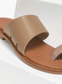 The Fashion Project Σανδάλια Estil δερμάτινα με λοξή φάσα - Μπεζ -The Fashion Project Κατάστημα estil dermatina sandalia me loksi fasa 91884 zmv8