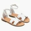 Σανδάλια Ankle Strap με ανάγλυφο σχέδιο Estil - Λευκό 2 Σανδάλια Ankle Strap με ανάγλυφο σχέδιο Estil - Λευκό -The Fashion Project Κατάστημα estil isia pedila me mpareta 92461 6eno
