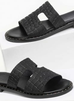 The Fashion Project Κατάστημα -The Fashion Project Κατάστημα estil kroko dermatina sandalia 91197 6k3c