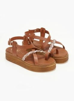 Flatforms δερμάτινα με Glitter Estil - Ταμπά -The Fashion Project Κατάστημα flatforms dermatina me glitter estil 110512 nkrf