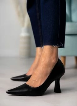 The Fashion Project Γόβες μυτερές με ιδιαίτερο τακούνι - Μαύρο