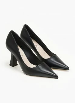 The Fashion Project Γόβες μυτερές με ιδιαίτερο τακούνι - Μαύρο -The Fashion Project Κατάστημα goves muteres me idiaitero takouni 110680 phwp