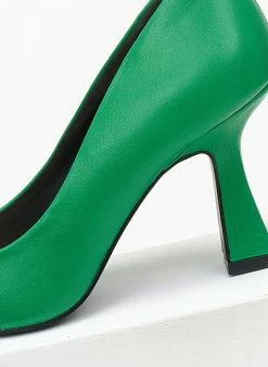 The Fashion Project Γόβες μυτερές με ιδιαίτερο τακούνι - Πράσινο 7 The Fashion Project Γόβες μυτερές με ιδιαίτερο τακούνι - Πράσινο -The Fashion Project Κατάστημα goves muteres me idiaitero takouni 110682 dpks