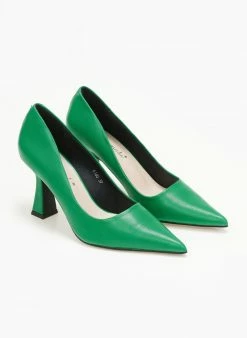 The Fashion Project Γόβες μυτερές με ιδιαίτερο τακούνι - Πράσινο 6 The Fashion Project Γόβες μυτερές με ιδιαίτερο τακούνι - Πράσινο -The Fashion Project Κατάστημα goves muteres me idiaitero takouni 110682 w79k