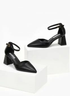 The Fashion Project Γόβες μυτερές με μπαρέτα - Μαύρο 7 The Fashion Project Γόβες μυτερές με μπαρέτα - Μαύρο -The Fashion Project Κατάστημα goves muteres me mpareta 107156 wd2f