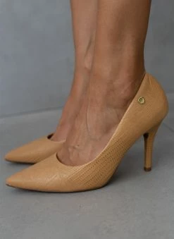 Γόβες μυτερές με Pattern VIZZANO 1184.1101 - Κάμελ -The Fashion Project Κατάστημα goves muteres me pattern vizzano 11841101 106465 2vuw