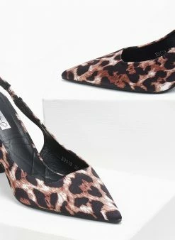 The Fashion Project Γόβες σατέν μυτερές με Print - Leopard 6 The Fashion Project Γόβες σατέν μυτερές με Print - Leopard -The Fashion Project Κατάστημα goves saten muteres me print 110859 oiac