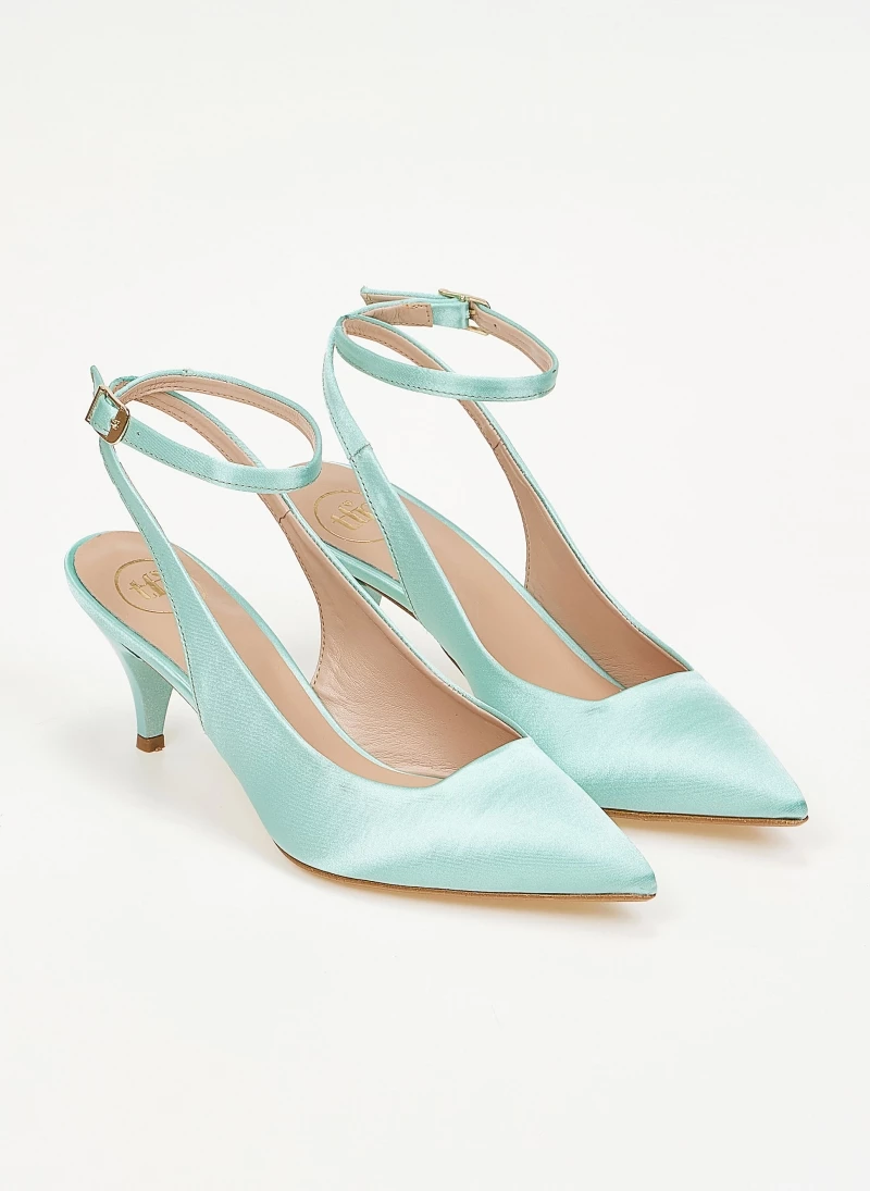 Γόβες σατέν με λουράκι tfp - Βεραμάν Γόβες σατέν με λουράκι Tfp - Βεραμάν -The Fashion Project Κατάστημα goves saten tfp me louraki 100453 mycr