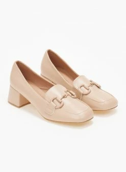 The Fashion Project Loafers με αγκράφα στο ίδιο χρώμα - Μπεζ -The Fashion Project Κατάστημα loafers me agkrafa sto idio xrwma 108834 c6w5