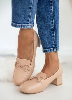 The Fashion Project Loafers με αγκράφα στο ίδιο χρώμα - Μπεζ -The Fashion Project Κατάστημα loafers me agkrafa sto idio xrwma 108834 n2wg