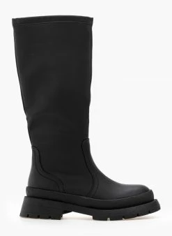 The Fashion Project Μπότες Chunky σε ματ χρώματα - Μαύρο