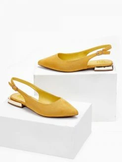 Xti Footwear Μπαλαρίνες Suede με μεταλλικό τακούνι Xti 141065 - Κίτρινο 6 Xti Footwear Μπαλαρίνες Suede με μεταλλικό τακούνι Xti 141065 - Κίτρινο -The Fashion Project Κατάστημα mpalarines flat muteres me metalliko takouni xti 1 110348 uo8l