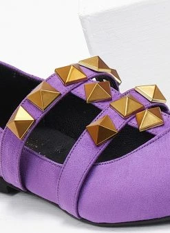 Μπαλαρίνες μυτερές με τρουκς Estil - Μωβ 8 Μπαλαρίνες μυτερές με τρουκς Estil - Μωβ -The Fashion Project Κατάστημα mpalarines muteres me trouks estil 108944 k6b0