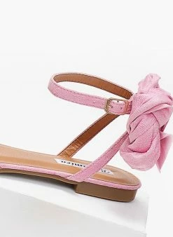 The Fashion Project Μπαλαρίνες Suede με Lace Up δέσιμο - Ροζ 7 The Fashion Project Μπαλαρίνες Suede με Lace Up δέσιμο - Ροζ -The Fashion Project Κατάστημα mpalarines suede me lace up desimo 103383 9a16