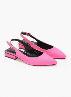 The Fashion Project Μπαλαρίνες υφασμάτινες μυτερές - Φούξια -The Fashion Project Κατάστημα mpalarines ufasmatines muteres 111492 s5ki