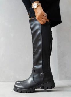 Μπότες Chunky με ελαστικό τμήμα Refresh 170184 - Μαύρο