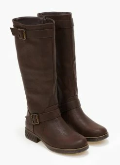 The Fashion Project Μπότες Casual με ζωνάκι - Καφέ -The Fashion Project Κατάστημα mpotes casual me zwnaki 108211 ji8c