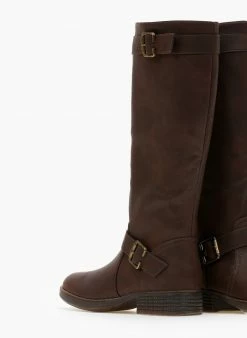 The Fashion Project Μπότες Casual με ζωνάκι - Καφέ -The Fashion Project Κατάστημα mpotes casual me zwnaki 108211 jnos