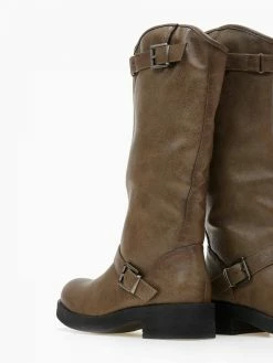 The Fashion Project Μπότες Casual με ζωνάκια - Χακί 6 The Fashion Project Μπότες Casual με ζωνάκια - Χακί -The Fashion Project Κατάστημα mpotes casual me zwnakia 106250 4hku