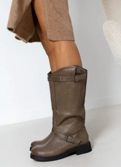 The Fashion Project Μπότες Casual με ζωνάκια - Χακί 8 The Fashion Project Μπότες Casual με ζωνάκια - Χακί -The Fashion Project Κατάστημα mpotes casual me zwnakia 106250 rw1d