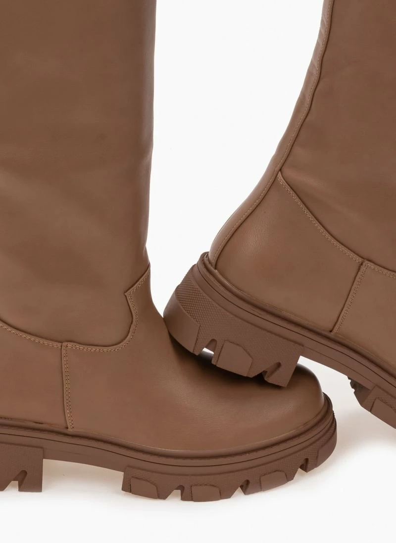 Μπότες chunky χωρίς φερμουάρ - Πούρο The Fashion Project Μπότες Chunky χωρίς φερμουάρ - Πούρο -The Fashion Project Κατάστημα mpotes chynky xwris fermouar 98346 nktz