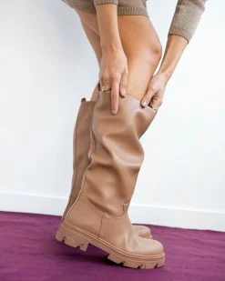 The Fashion Project Μπότες Chunky χωρίς φερμουάρ - Πούρο 4 The Fashion Project Μπότες Chunky χωρίς φερμουάρ - Πούρο -The Fashion Project Κατάστημα mpotes chynky xwris fermouar 98346 omhg