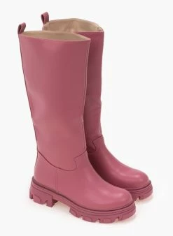 The Fashion Project Μπότες Chunky χωρίς φερμουάρ - Ροζ -The Fashion Project Κατάστημα mpotes chynky xwris fermouar 98347 7nsn