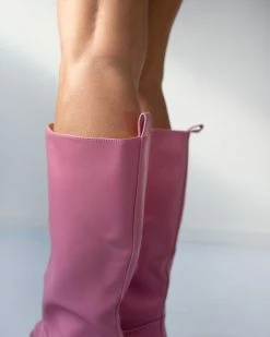 The Fashion Project Μπότες Chunky χωρίς φερμουάρ - Ροζ -The Fashion Project Κατάστημα mpotes chynky xwris fermouar 98347 gozx