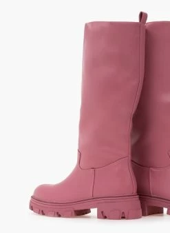 The Fashion Project Μπότες Chunky χωρίς φερμουάρ - Ροζ -The Fashion Project Κατάστημα mpotes chynky xwris fermouar 98347 vbr6