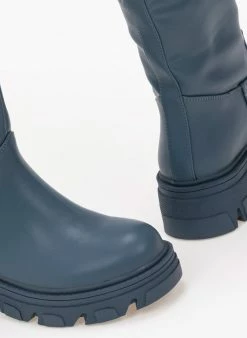 The Fashion Project Μπότες Chunky χωρίς φερμουάρ - Ραφ -The Fashion Project Κατάστημα mpotes chynky xwris fermouar 98348 k4kd