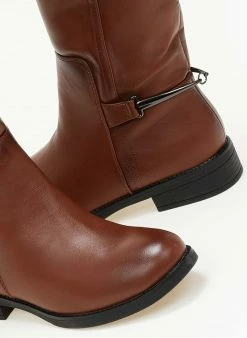 The Fashion Project Μπότες ιππασίας με μεταλλικό διακοσμητικό - Ταμπά 4 The Fashion Project Μπότες ιππασίας με μεταλλικό διακοσμητικό - Ταμπά -The Fashion Project Κατάστημα mpotes flat me metalliko diakosmitiko stoixeio 106253 9udl