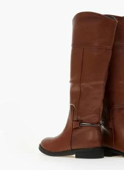 The Fashion Project Μπότες ιππασίας με μεταλλικό διακοσμητικό - Ταμπά 7 The Fashion Project Μπότες ιππασίας με μεταλλικό διακοσμητικό - Ταμπά -The Fashion Project Κατάστημα mpotes flat me metalliko diakosmitiko stoixeio 106253 rhce