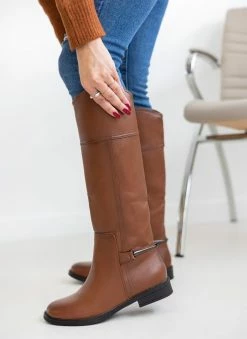 The Fashion Project Μπότες ιππασίας με μεταλλικό διακοσμητικό - Ταμπά