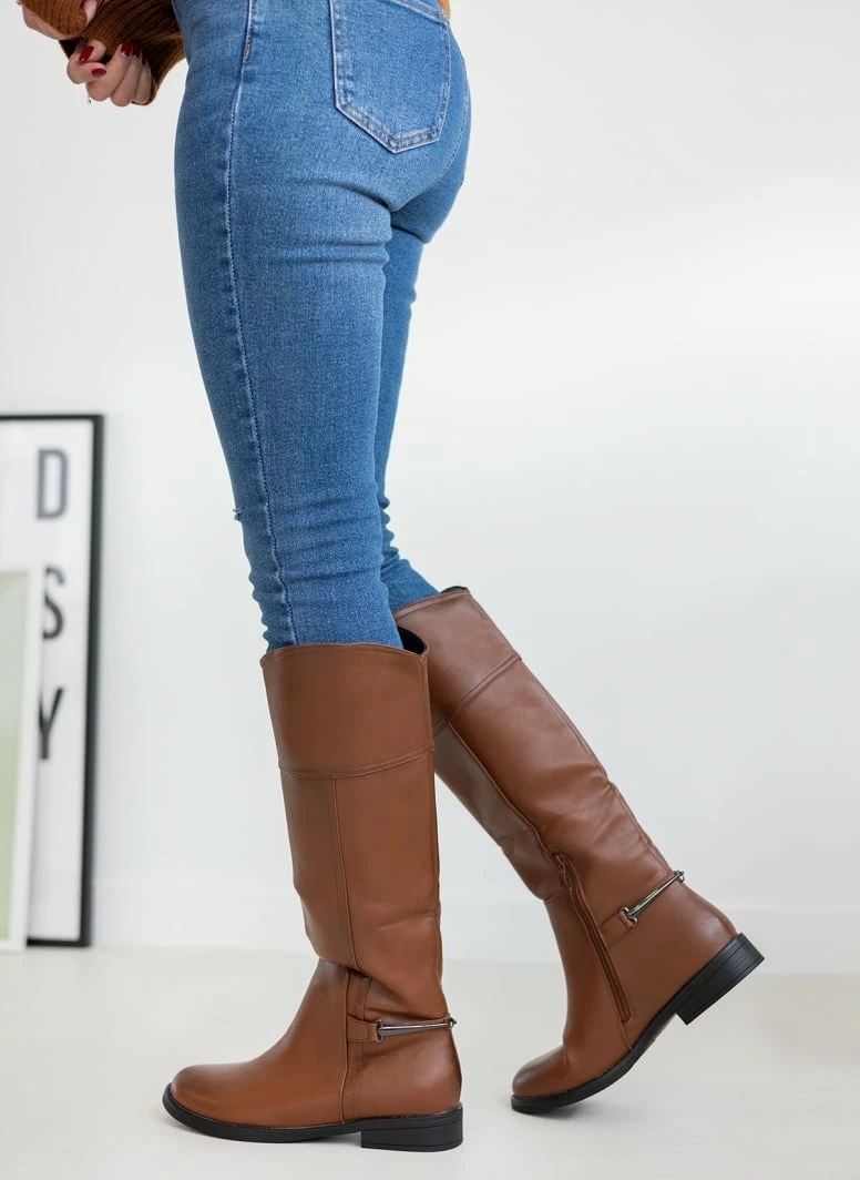 Μπότες ιππασίας με μεταλλικό διακοσμητικό - Ταμπά The Fashion Project Μπότες ιππασίας με μεταλλικό διακοσμητικό - Ταμπά -The Fashion Project Κατάστημα mpotes ippasias me metalliko diakosmitiko 106253 mwhs