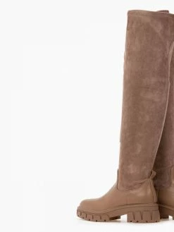 The Fashion Project Μπότες πάνω από το γόνατο με Chunky σόλα - Πούρο -The Fashion Project Κατάστημα mpotes isies panw apo to gonato 98367 0w5w