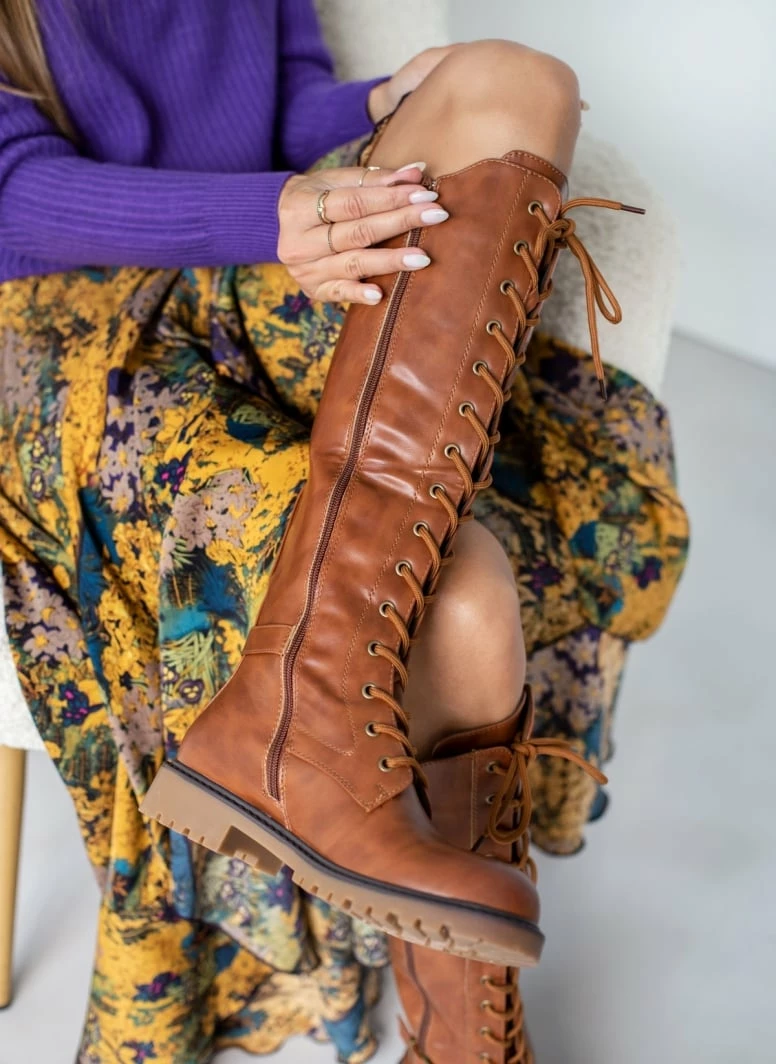 Μπότες με κορδόνια και ζωνάκι - Ταμπά The Fashion Project Μπότες με κορδόνια και ζωνάκι - Ταμπά -The Fashion Project Κατάστημα mpotes me kordonia kai zwnaki 107176 9y65