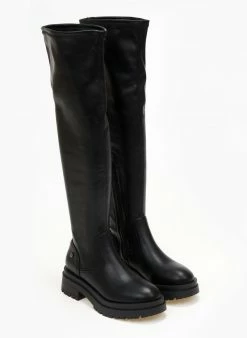 Μπότες πάνω από το γόνατο Refresh 170323 - Μαύρο -The Fashion Project Κατάστημα mpotes panw apo to gonato refresh 170323 107128 dkyb