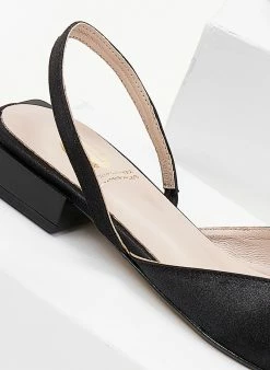 IRIS Μπαλαρίνες σατέν με φιόγκο Tfp - Μαύρο 4 IRIS Μπαλαρίνες σατέν με φιόγκο Tfp - Μαύρο -The Fashion Project Κατάστημα mules tfp saten me fiogko 102666 stt2