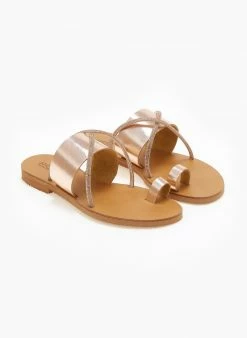 Σανδάλια δερμάτινα με στρας Estil - Χαλκός 7 Σανδάλια δερμάτινα με στρας Estil - Χαλκός -The Fashion Project Κατάστημα sandalia dermatina estil 106083 u4ua