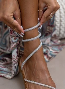 Σανδάλια δερμάτινα με στρας έλασμα Estil - Ασημί 5 Σανδάλια δερμάτινα με στρας έλασμα Estil - Ασημί -The Fashion Project Κατάστημα sandalia dermatina estil me strass elasma 105581 172x