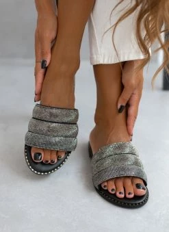 Σανδάλια δερμάτινα με στρας φάσα Estil - Μαύρο 7 Σανδάλια δερμάτινα με στρας φάσα Estil - Μαύρο -The Fashion Project Κατάστημα sandalia dermatina estil me strass fasa 105032 5ipa