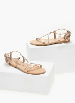 Σανδάλια δερμάτινα με κορδόνια Iris - Χαλκός 4 Σανδάλια δερμάτινα με κορδόνια Iris - Χαλκός -The Fashion Project Κατάστημα sandalia dermatina iris me kordonia 103365 976x