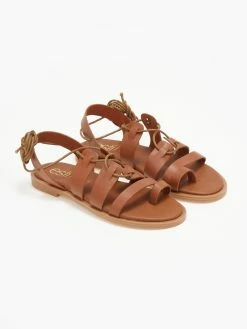 Σανδάλια δερμάτινα με κορδόνια Estil - Ταμπά 5 Σανδάλια δερμάτινα με κορδόνια Estil - Ταμπά -The Fashion Project Κατάστημα sandalia dermatina me kordonia estil 110501 wp30