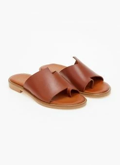 Σανδάλια δερμάτινα με άνιση φάσα Tfp - Ταμπά