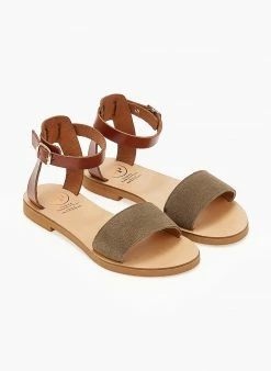 Σανδάλια δερμάτινα με μπαρέτα Tfp - Λαδί 5 Σανδάλια δερμάτινα με μπαρέτα Tfp - Λαδί -The Fashion Project Κατάστημα sandalia dermatina tfp me mpareta 104236 8u8e